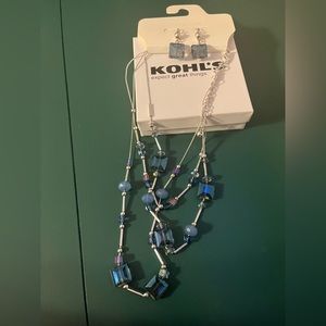 Necklace and earring set